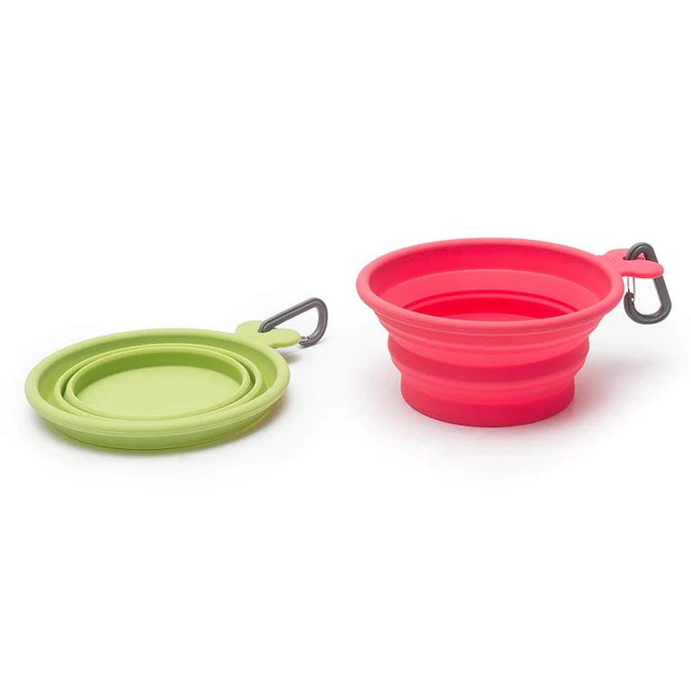 Messy Mutts Silicone Collapsible Bowl - Assorted Colors