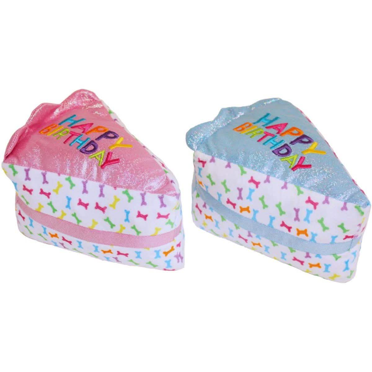 MultiPet Dog Toy Birthday Cake Slice