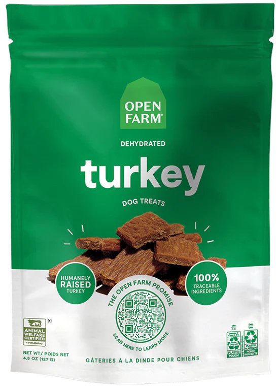 Open Farm Dog Treat Dehydrated Turkey