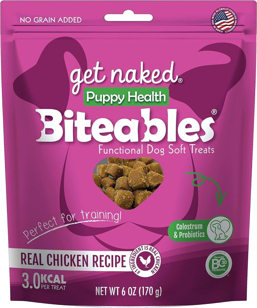 Get Naked Dog Treat Puppy Health Biteables Real Chicken Recipe