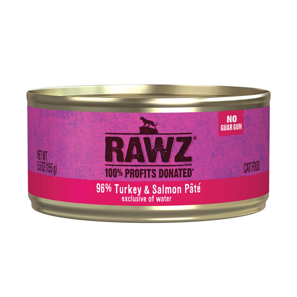 RAWZ 96% Turkey & Salmon Pâté Cat Food