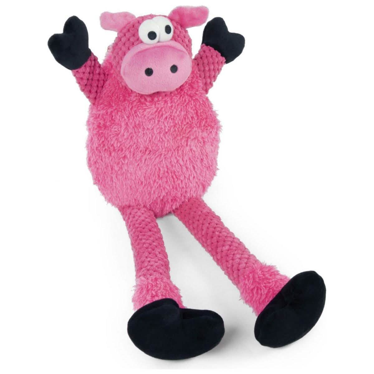 GoDog Dog Toy Checkers Skinny Pig