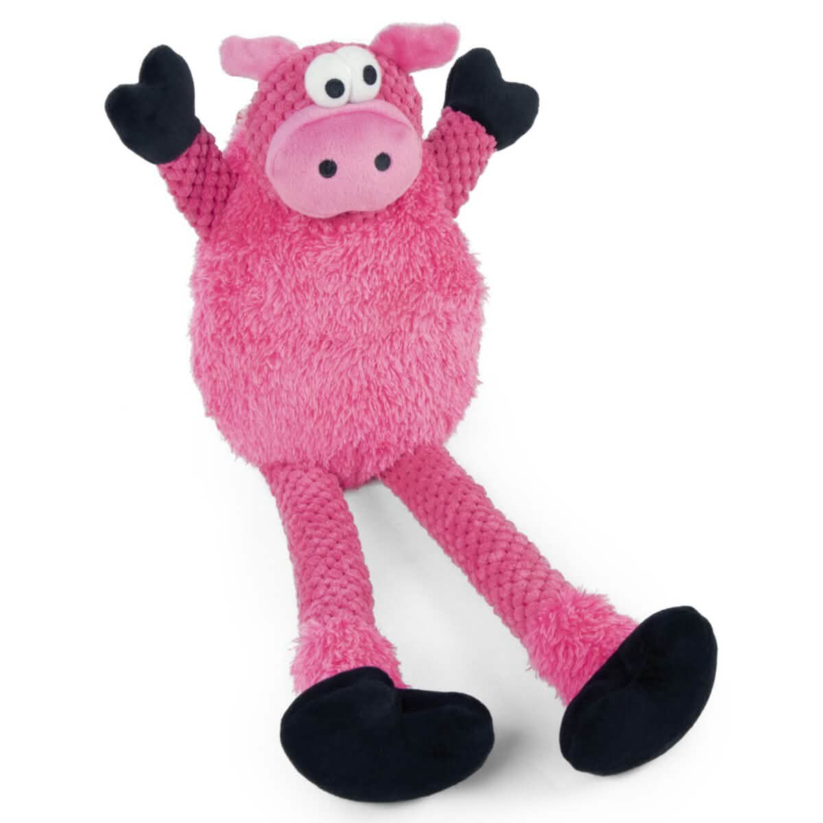 GoDog Dog Toy Checkers Skinny Pig