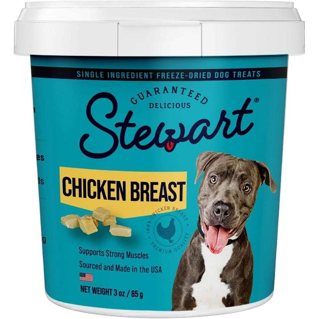 Stewart Dog Treat Freeze-Dried Chicken Breast Tub