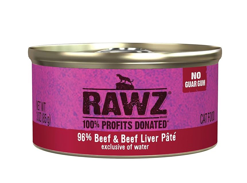 RAWZ 96% Beef & Beef Liver Pâté Cat Food