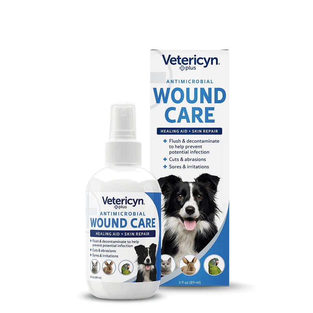 Vetericyn Plus Antimicrobial Wound Care Healing Aid and Skin Repair for Pets