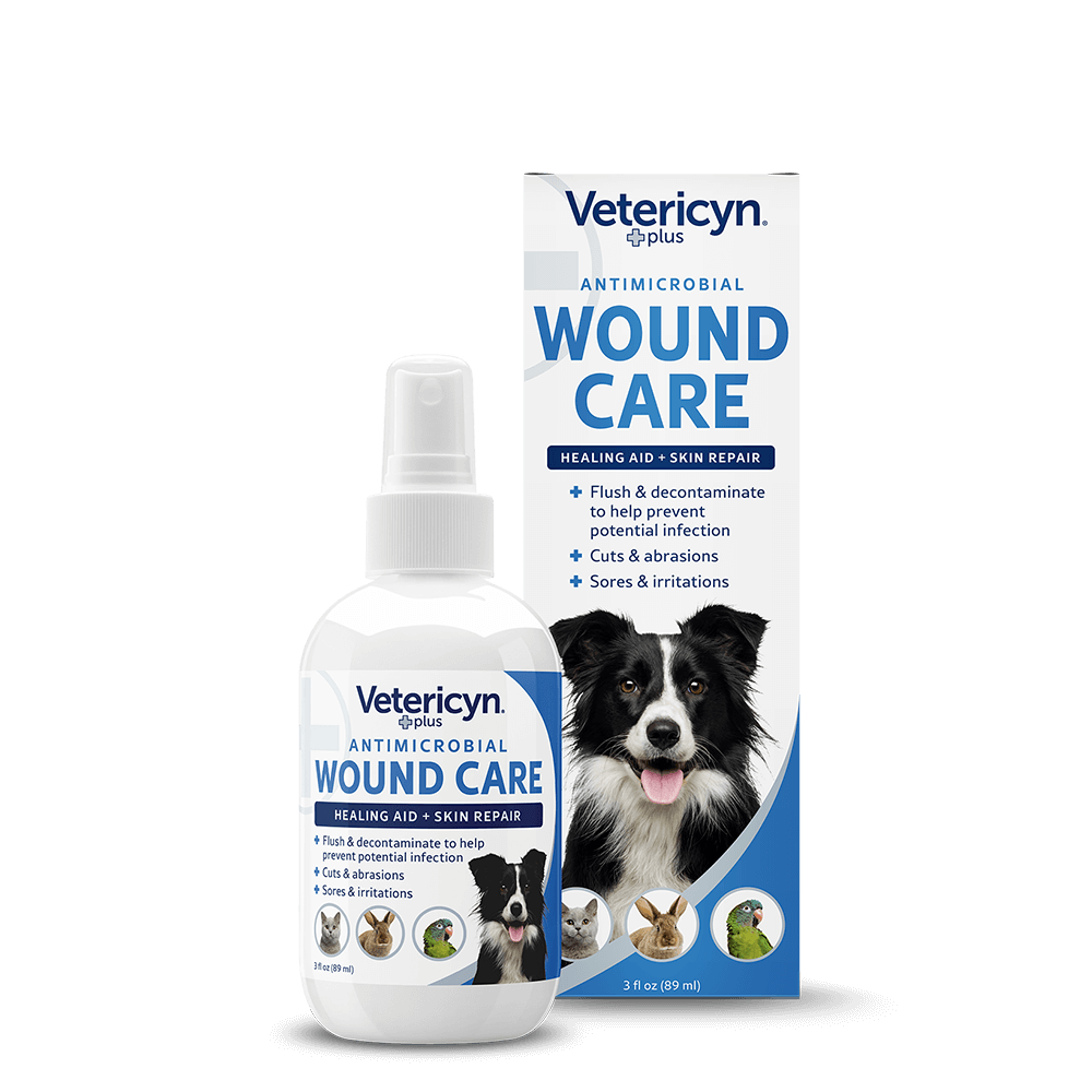 Vetericyn Plus Antimicrobial Wound Care Healing Aid and Skin Repair for Pets