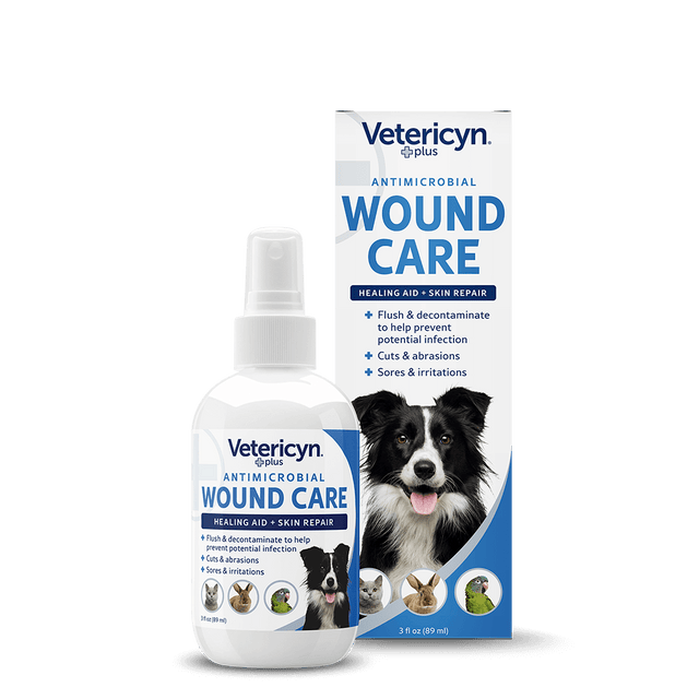 Vetericyn Plus Antimicrobial Wound Care Healing Aid and Skin Repair for Pets