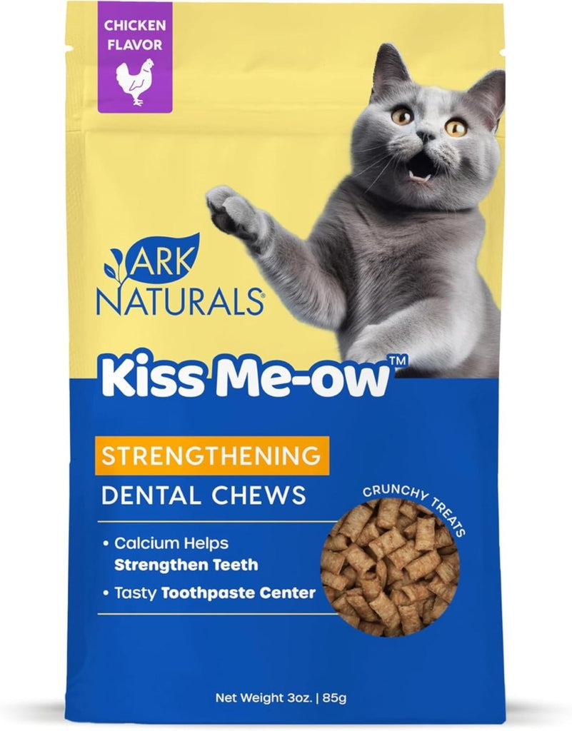 Ark Naturals Cat Treat Kiss Me-ow Strengthening Dental Chews