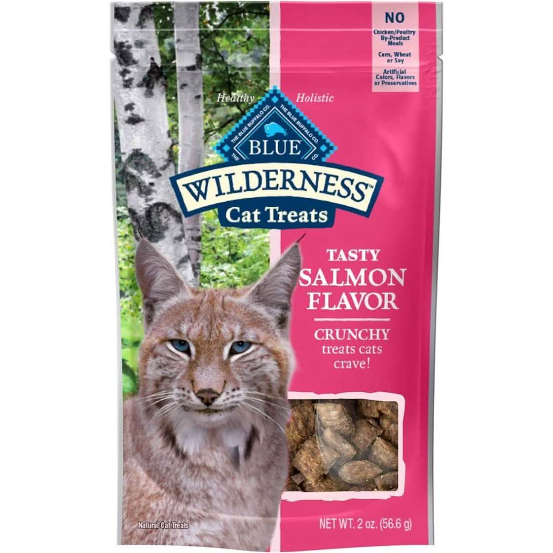 Blue Buffalo Cat Treat Wilderness Crunchy Salmon Flavor