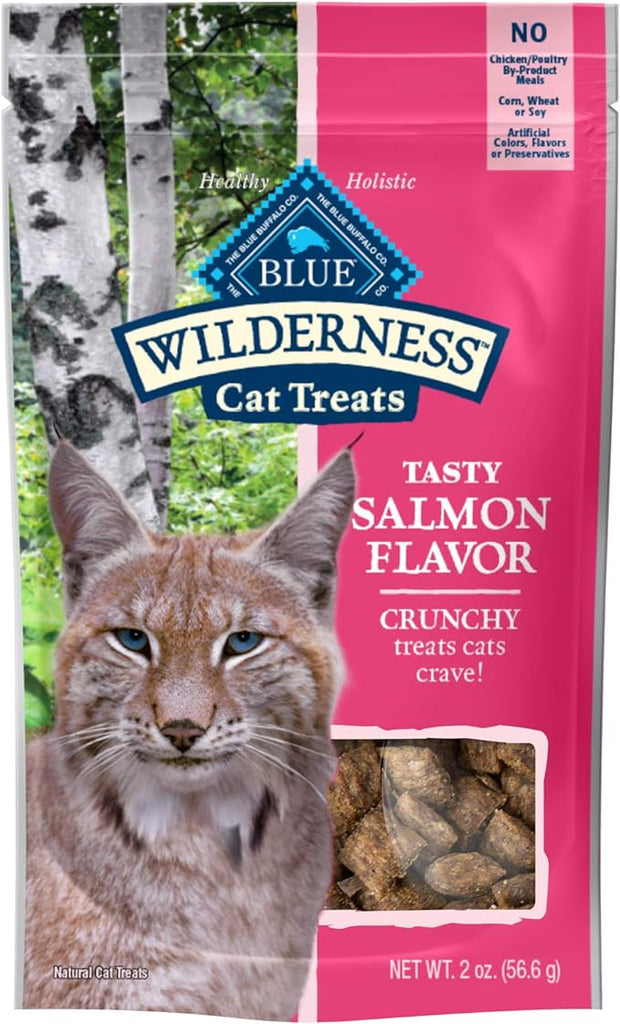 Blue Buffalo Cat Treat Wilderness Crunchy Salmon Flavor