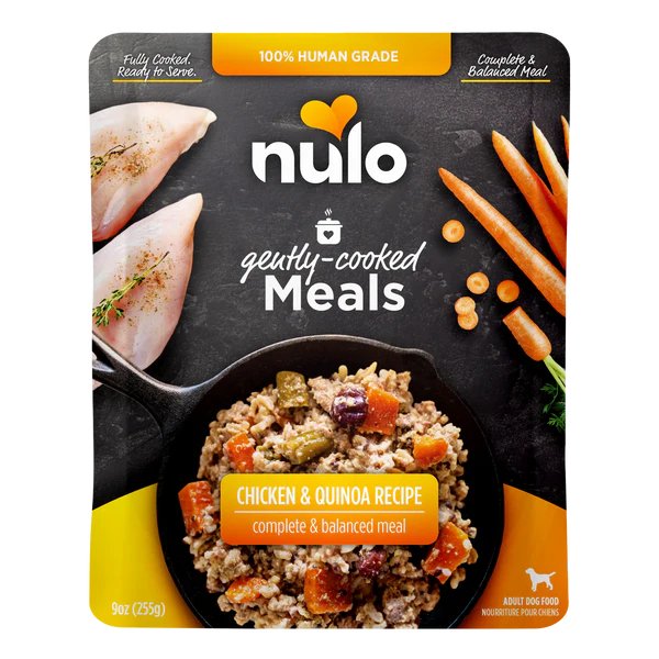 Nulo Wet Dog Food Gently-Cooked Meals Chicken & Quinoa Recipe