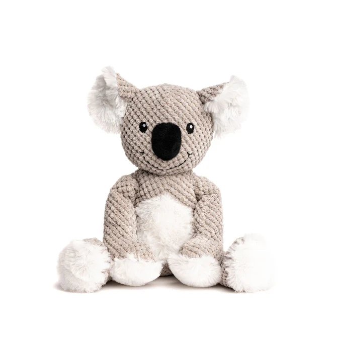 FabDog Dog Toy Floppies Gray Koala