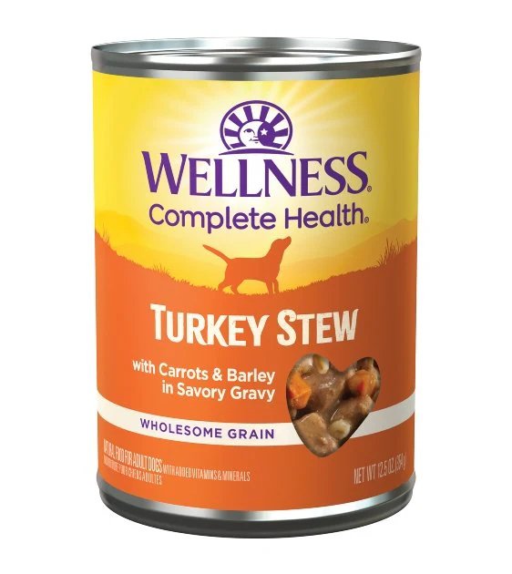 Wellness Wet Dog Food Complete Health Turkey Stew