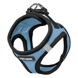 Voyager Step-In Air Pet Harness - Baby Blue with Black Trim