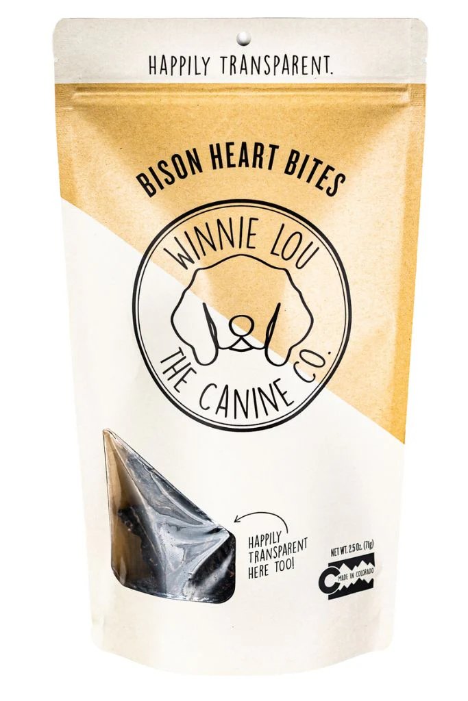 Winnie Lou Dog Treat Bison Liver Tidbits