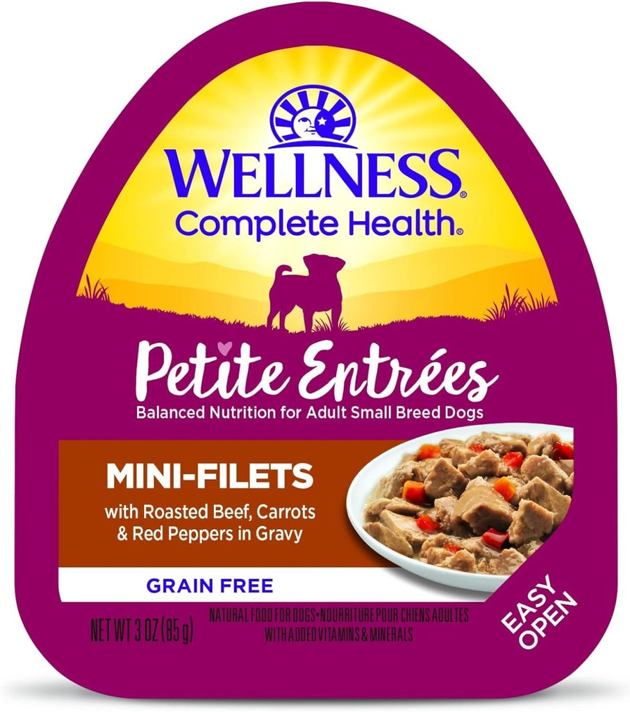 Wellness Wet Dog Food Cup Petite Entrées Casserole with Roasted Lamb, Peas & White Sweet Potatoes