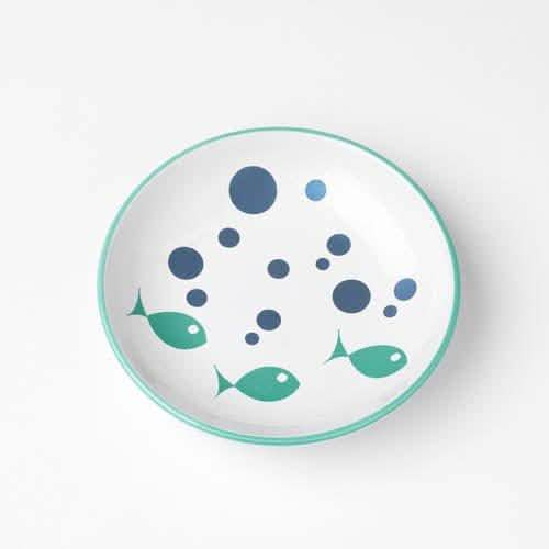 Petrageous Designs Bubble Fish Saucer Bowl