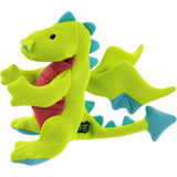 GoDog Dog Toy Double Chew Guard Dragon