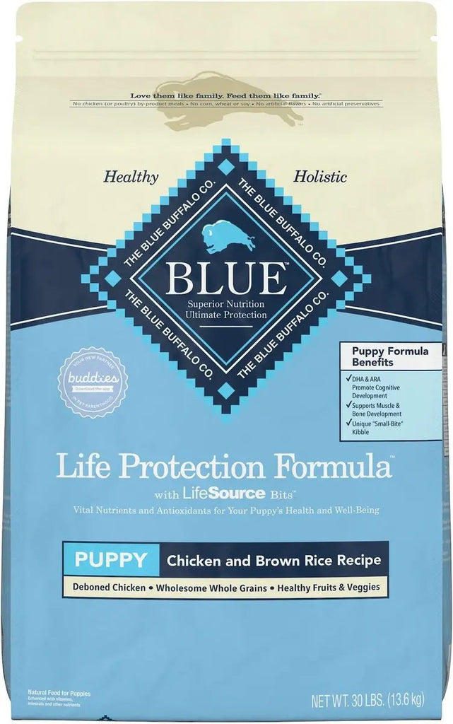 Blue Buffalo Dry Dog Food Life Protection Formula Puppy Chicken &amp; Brown Rice Recipe