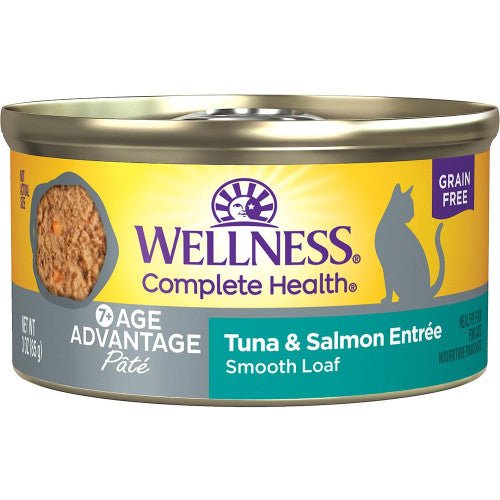 Wellness Wet Cat Food Age Advantage 7+ Paté Tuna & Salmon Entrée