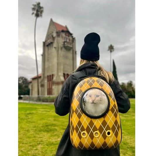 Travel Cat x Argylle Replica Cat Backpack