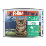 Feline Natural Wet Cat Food Lamb Feast