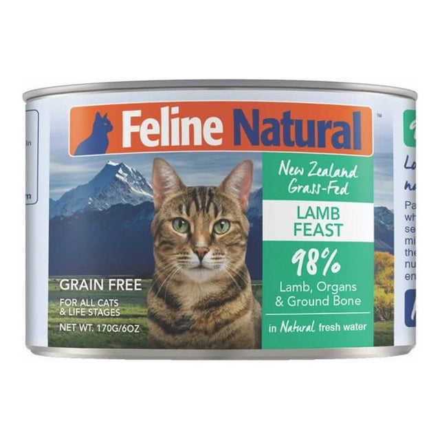 Feline Natural Wet Cat Food Lamb Feast