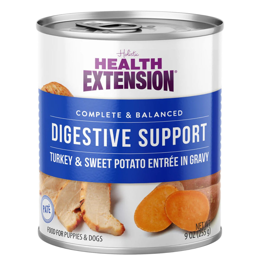 Health Extension Wet Dog Food Digestive Support Turkey & Sweet Potato Entrée in Gravy