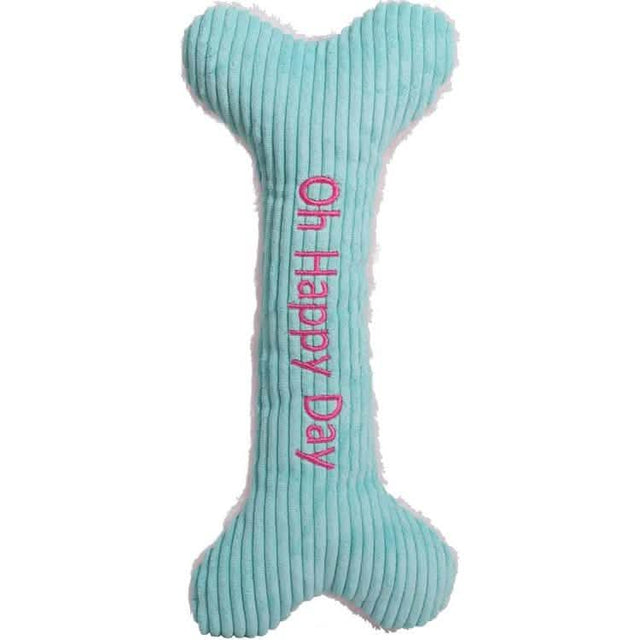 Huggle Hounds Dog Toy Oh Happy Day! Birthday Bone