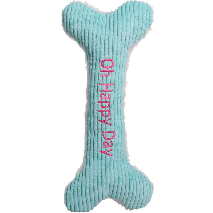 Huggle Hounds Dog Toy Oh Happy Day! Birthday Bone