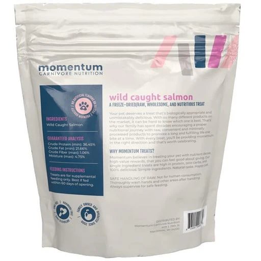 Momentum Dog Treat Freeze-Dried Wild Caught Salmon