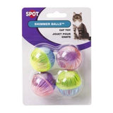 SPOT Cat Toy Shimmer Balls (4 Pack)