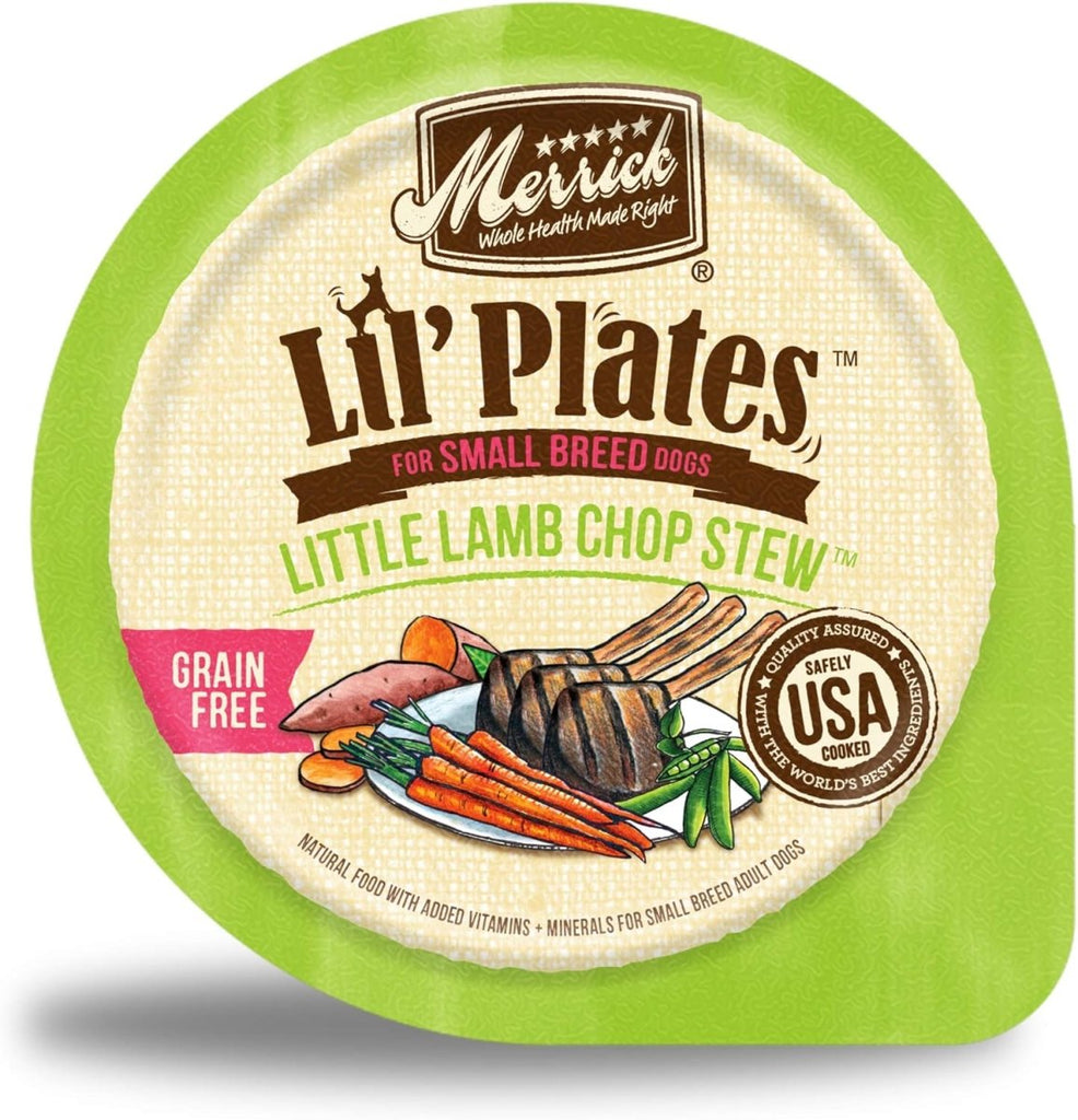 Merrick Wet Dog Food Lil' Plates Little Lamb Chop Stew