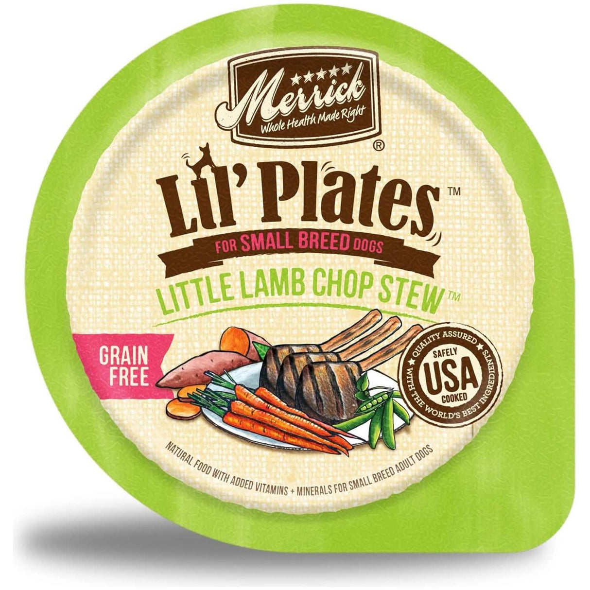 Merrick Wet Dog Food Lil' Plates Little Lamb Chop Stew