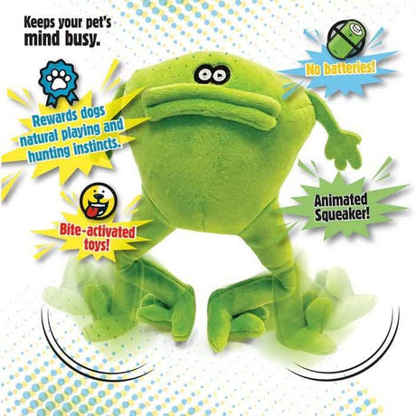 GoDog Dog Toy Action Animated Frog