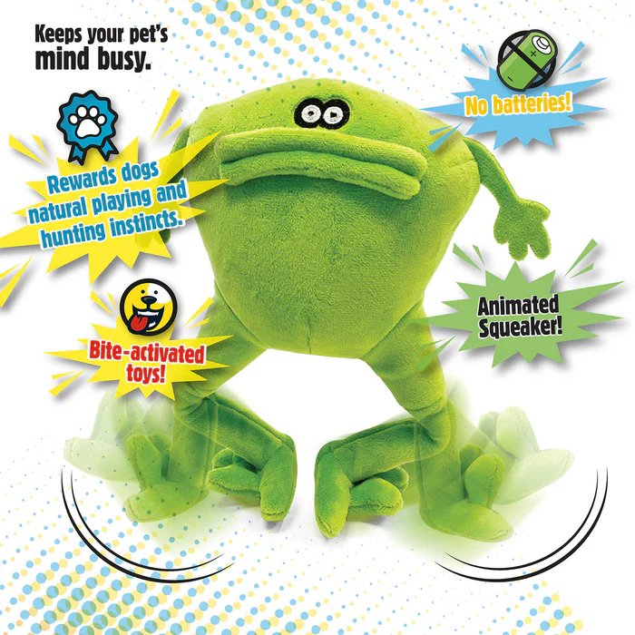 GoDog Dog Toy Action Animated Frog