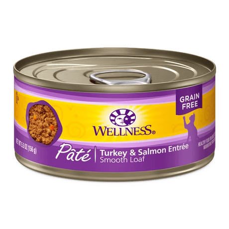 Wellness Wet Cat Food Complete Health Paté Turkey & Salmon Entrée