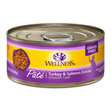 Wellness Wet Cat Food Complete Health Paté Turkey & Salmon Entrée