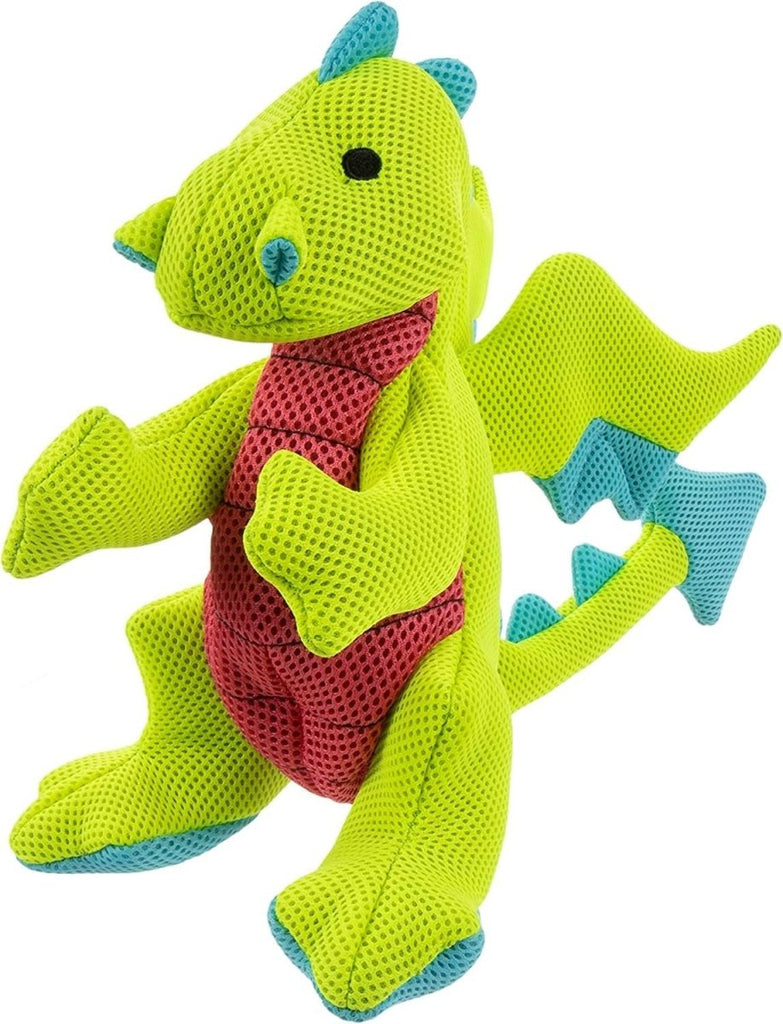 GoDog Dog Toy Double Chew Guard Dragon