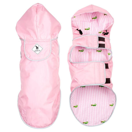 The Worthy Dog Seattle Slicker Jacket and Raincoat - Pink