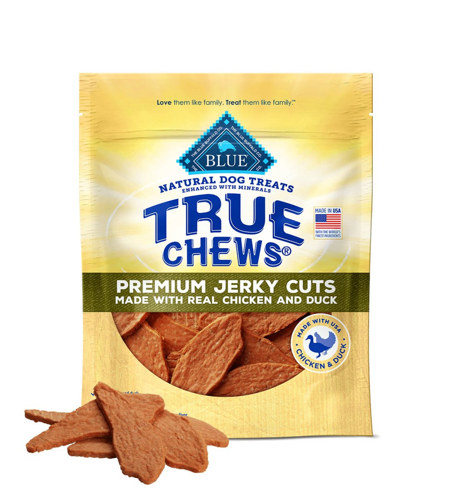 Blue Buffalo Dog Treat True Chews Premium Jerky Cuts Chicken &amp; Duck