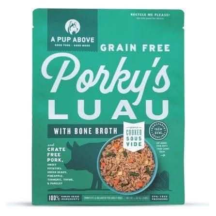 A Pup Above Cooked Frozen Dog Food Porky's Luau Recipe