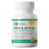 Dr Marty Free & Active Canine Hip & Joint Support 30 Chewable Tablets