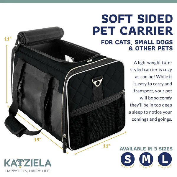 Katizela Pet Carrier Quilted Companion