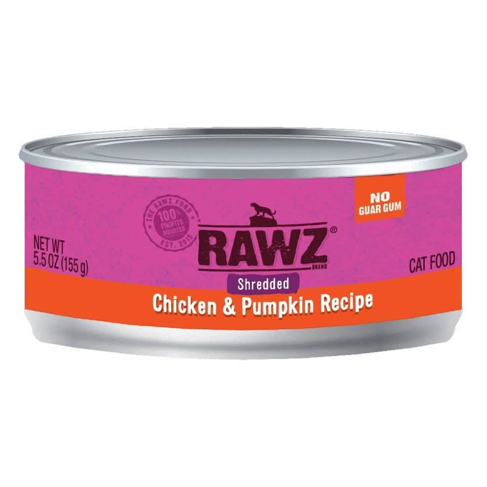 RAWZ Shredded Chicken & Pumpkin Recipe Cat Food