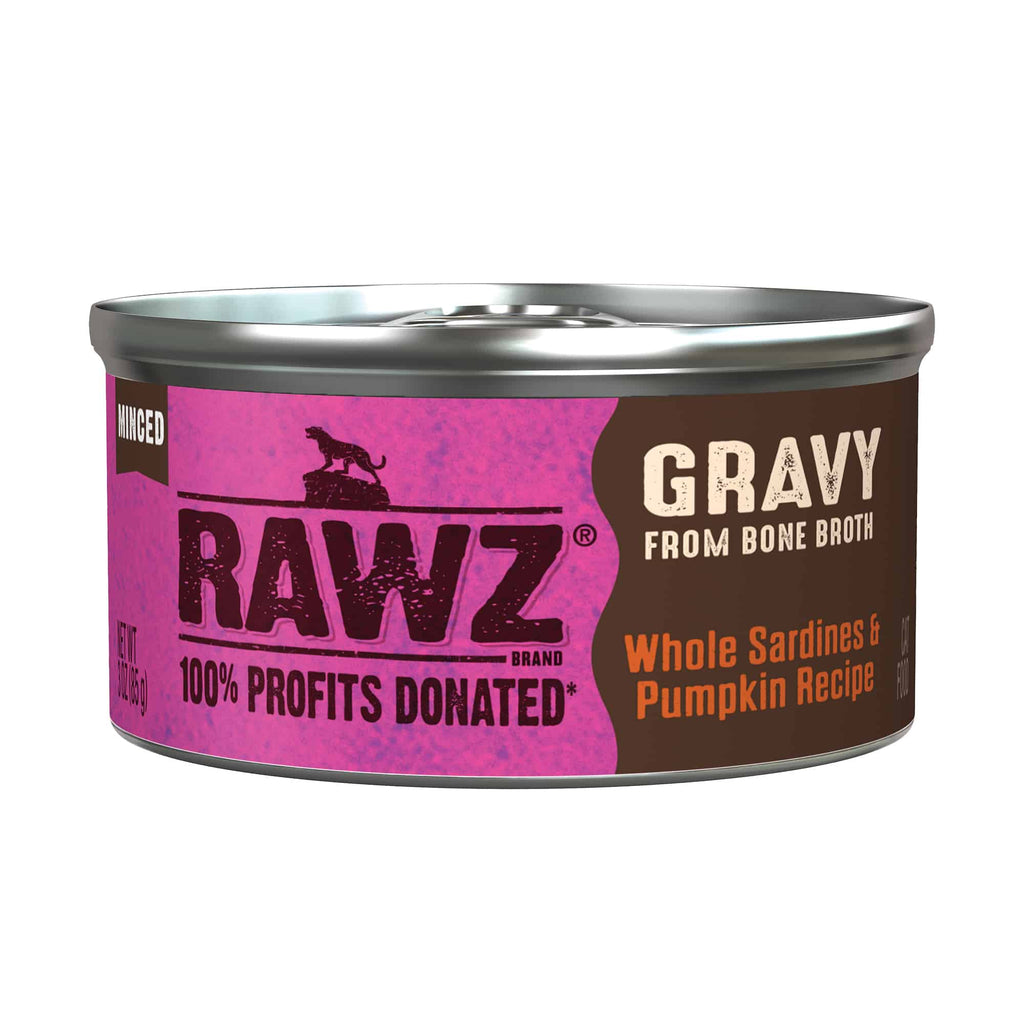 RAWZ Gravy Whole Sardines & Pumpkin Recipe Cat Food