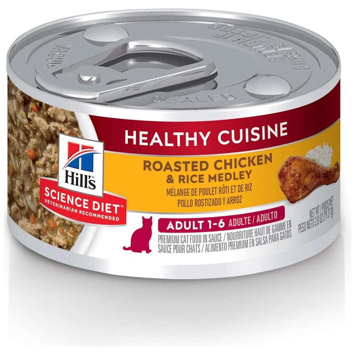 Hill's Science Diet Healthy Cuisine Adult 1-6 Roasted Chicken & Rice Medley