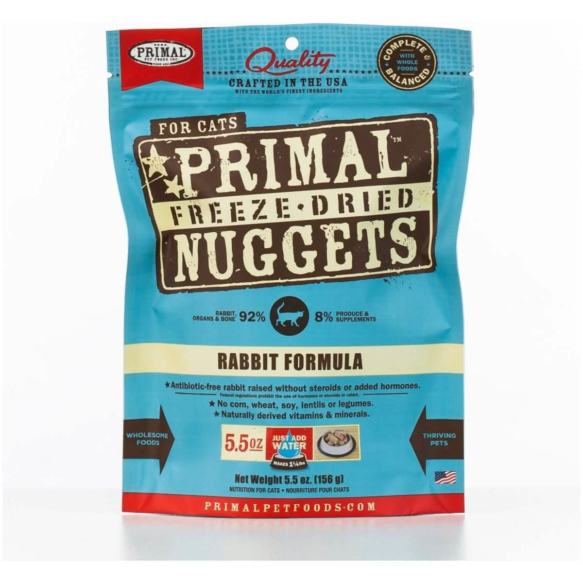 Primal Feline Freeze Dried Rabbit Nuggets