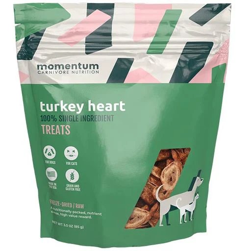 Momentum Dog Treat Freeze-Dried Turkey Heart